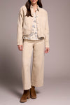 RAGLAN BUTTON FRONT JACKET SANDSTONE