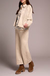 RAGLAN BUTTON FRONT JACKET SANDSTONE