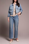 JEAN JACKET SWEATER FRIENDLY SLEEVES