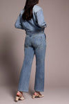 JEAN JACKET SWEATER FRIENDLY SLEEVES