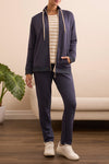 SCUBA KNIT MOCK NECK CARDIGAN