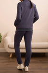 SCUBA KNIT MOCK NECK CARDIGAN