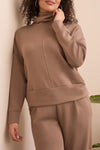 FUNNEL NECK TOP FOSSIL