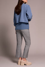 ZIP FRONT DOUBLE POCKET JACKET