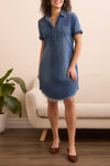 SHIRT DRESS WITH POCKETS