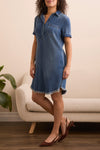 SHIRT DRESS WITH POCKETS