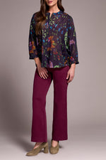 DOLMAN SLEEVE BLOUSE NIGHTFALL