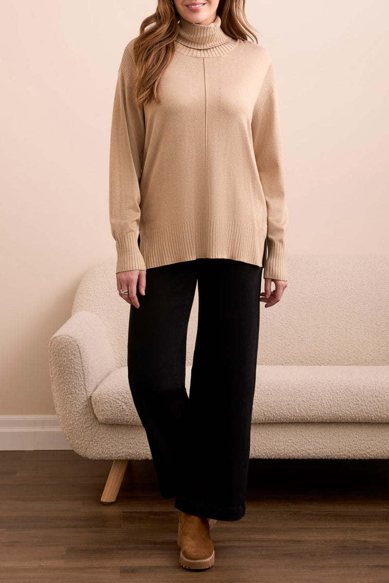 TURTLENECK SWEATER OATMEAL