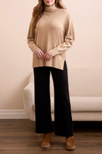TURTLENECK SWEATER OATMEAL
