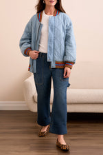 QUILTED BOMBER JACKET