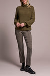 CABLE MOCK NK SWEATER IVY