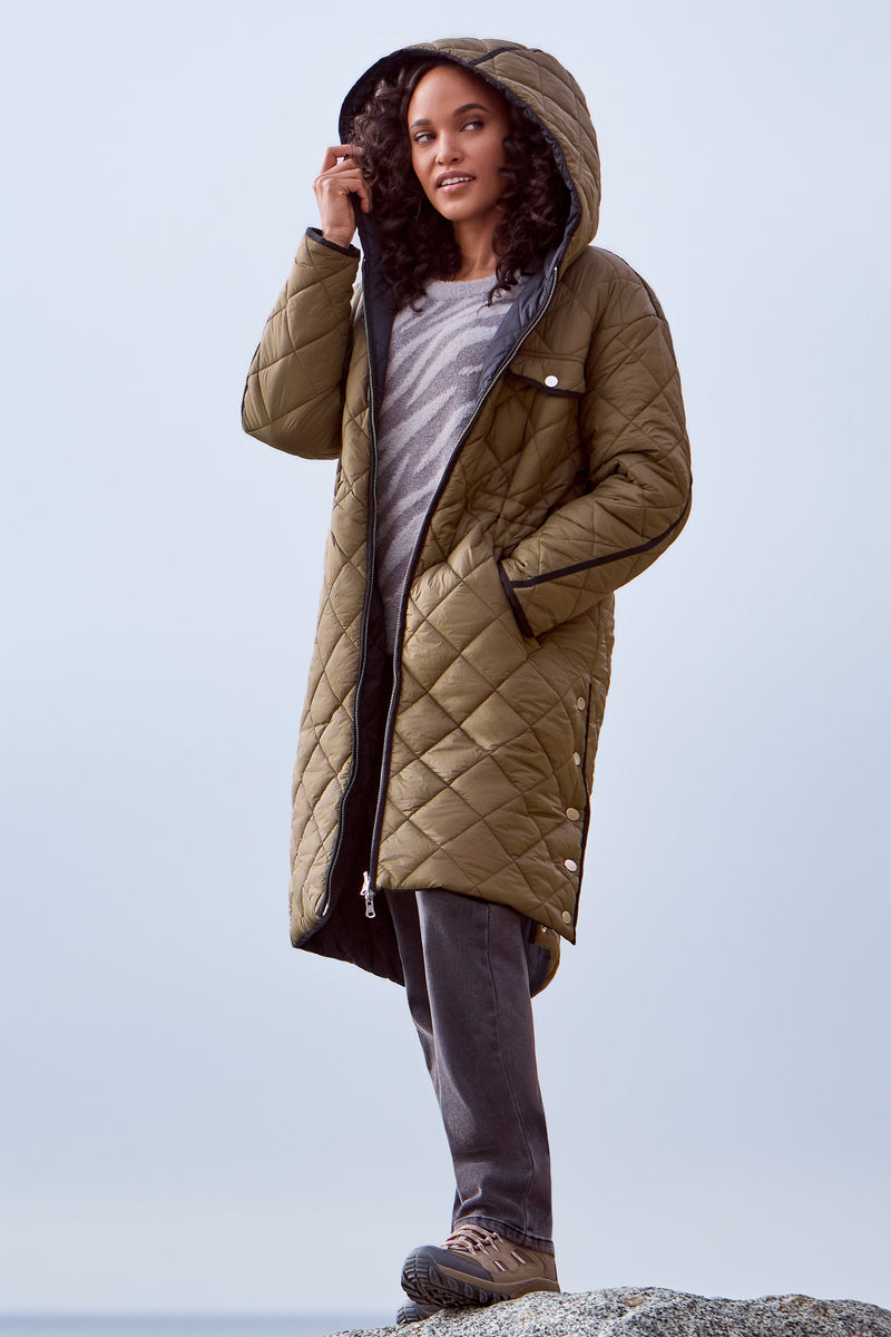 REVERSIBLE PUFFER IVY BLACK