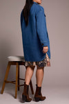 LONG BUTTON QUILTED JACKET