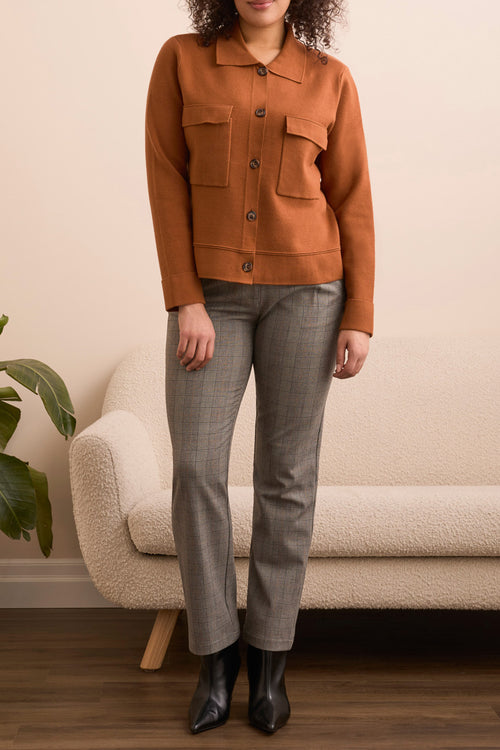 KNIT SWEATER CARDIGAN