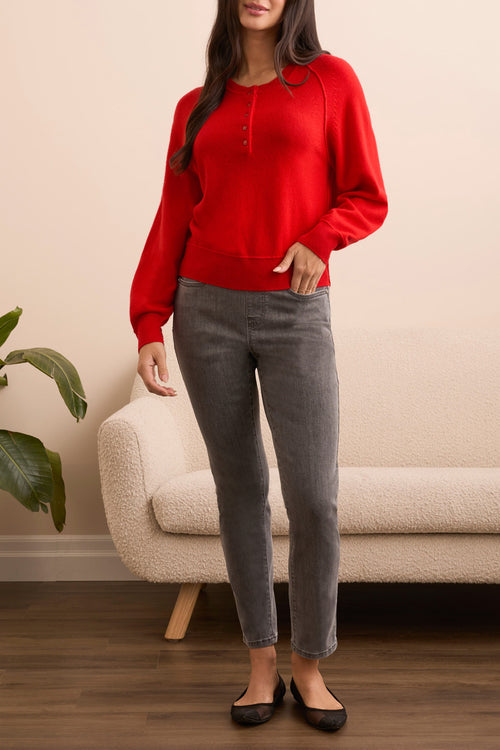 CASHMERE SWEATER CARMINE