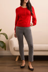 CASHMERE SWEATER CARMINE