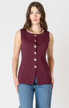BURGUNDY VEST