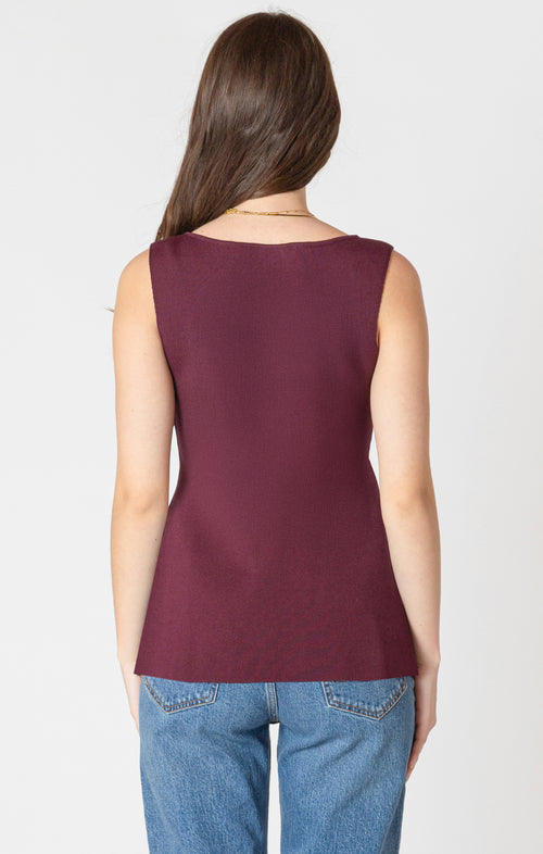 BURGUNDY VEST