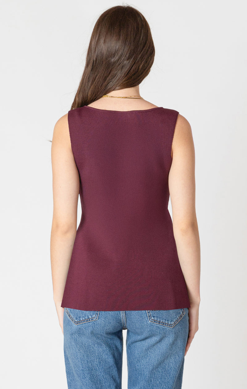 BURGUNDY VEST