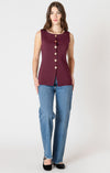 BURGUNDY VEST