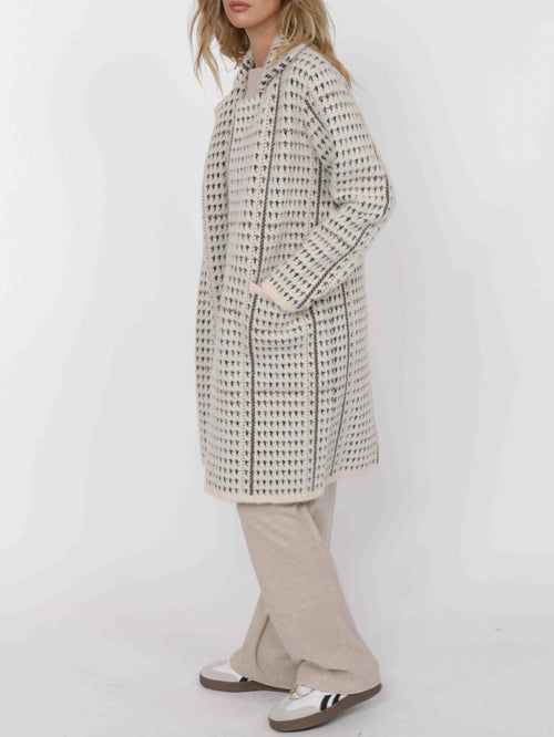 HOUNDSTOOTH COATIGAN