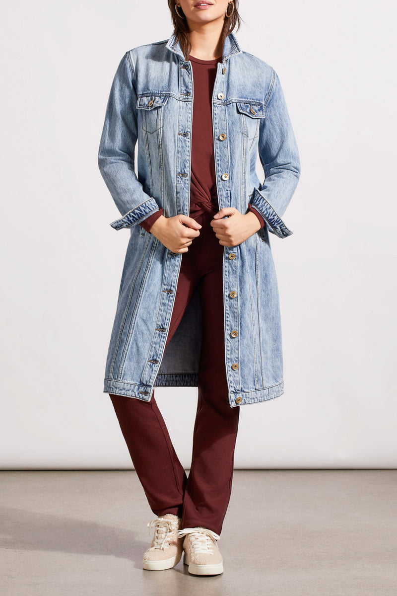 LONG DENIN DUSTER JACKET