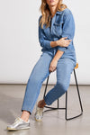 RELAXED DENIM JUMPSUIT