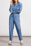 RELAXED DENIM JUMPSUIT