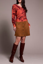 WEAR TWO WAY JAQUARD SWEATER