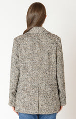 TEXTURED LONGLINE BLAZER