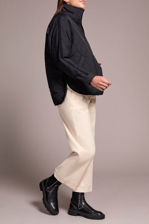 QUILTED JACKET BLACK
