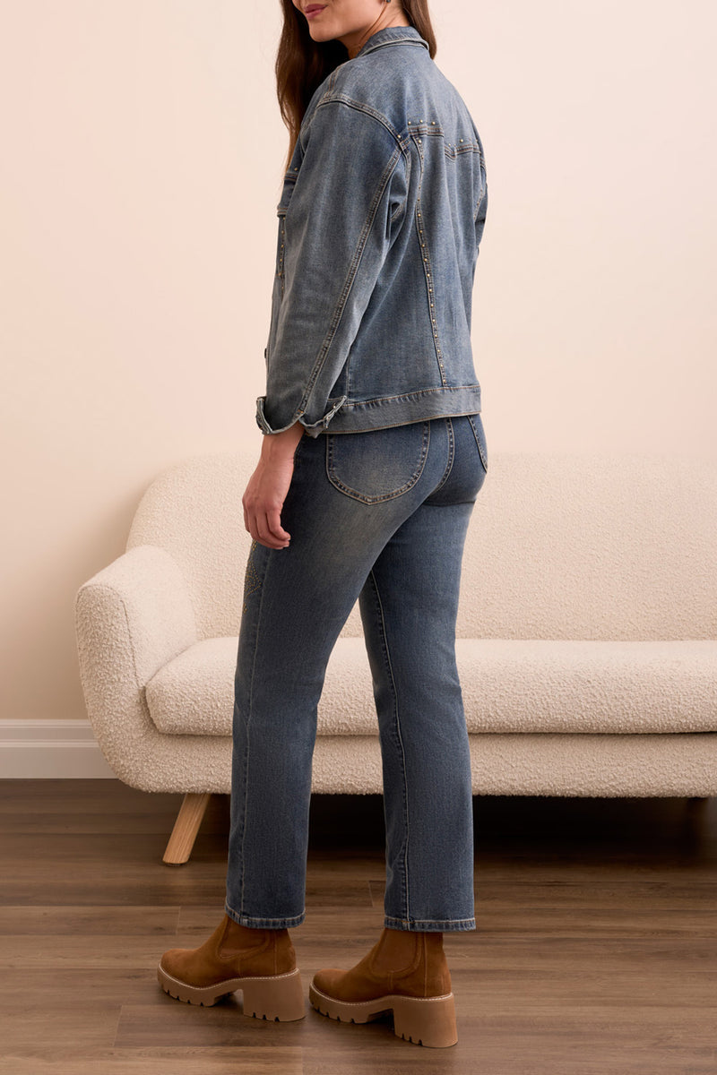 VINTAGE GIRLFRIEND JACKET WITH STUDS