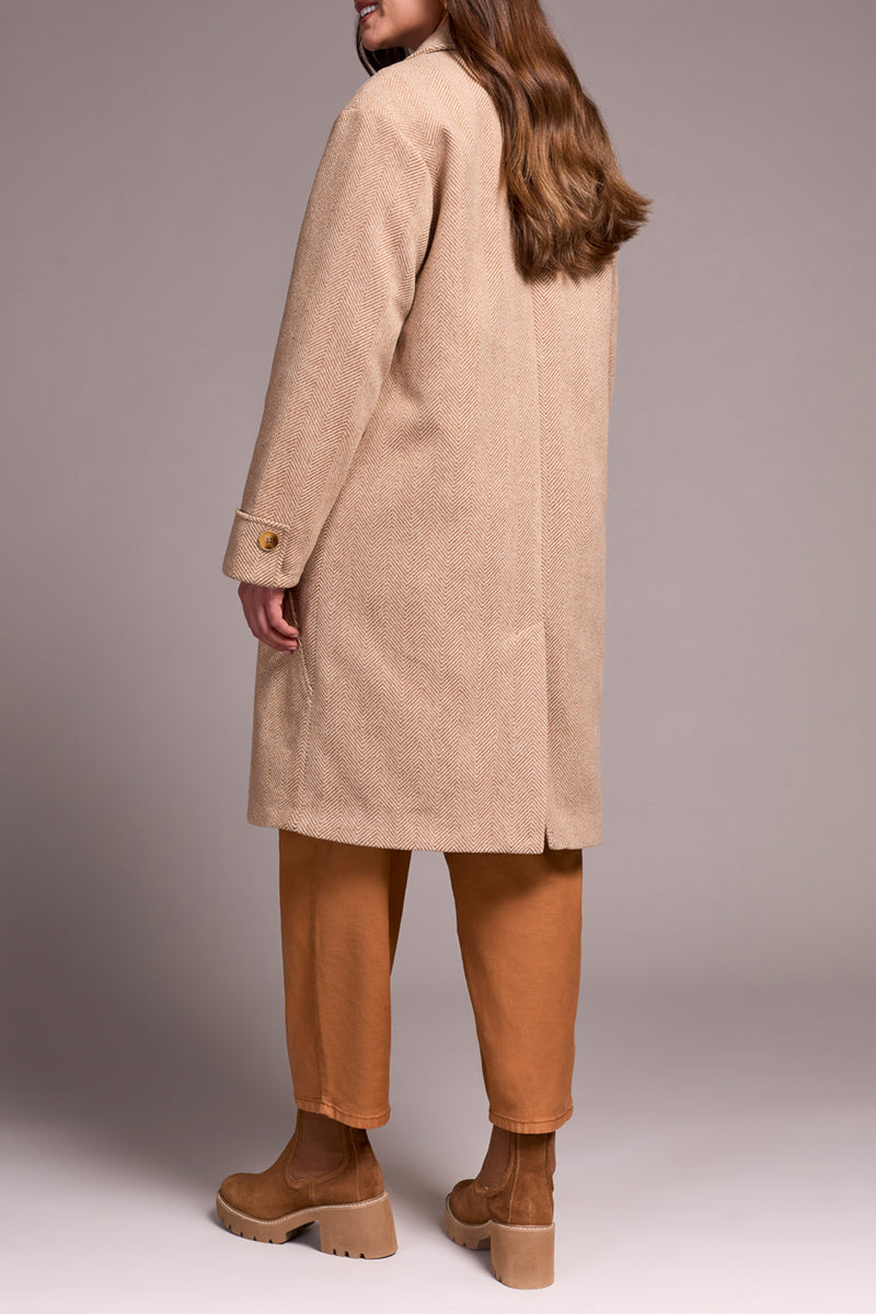 BUTTON FRT TRENCH COAT