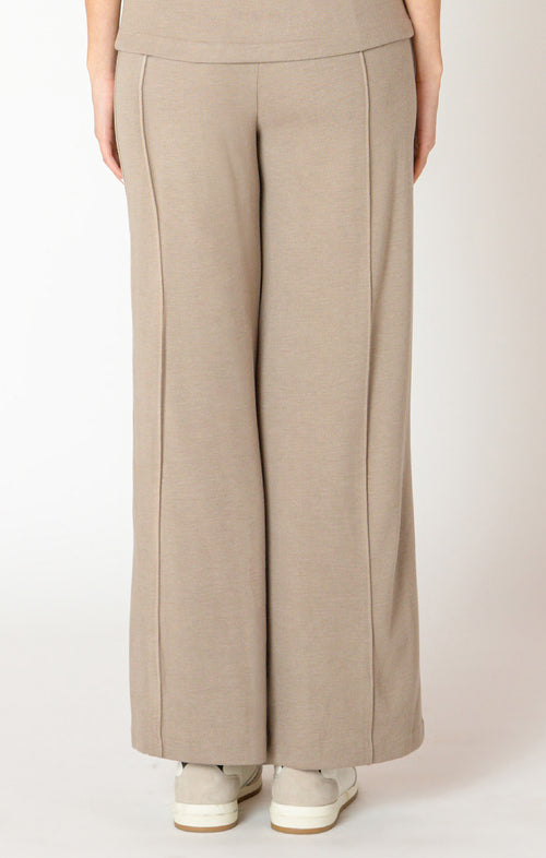 WIDE LEG SEAM DETAIL PANT