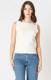 TEXTURED STITCH SWEATER TANK