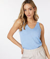 BLUE KNIT CAMISOLE