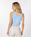 BLUE KNIT CAMISOLE