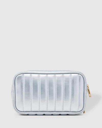 ROSIE COSMETIC CASE SILVER